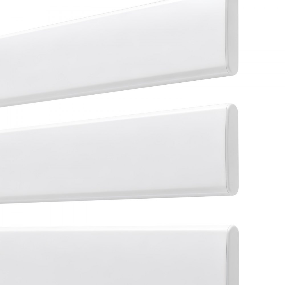 VEVOR elektrische badkamerradiator, 12 stangen, handdoekradiator, 555x1280mm, wit, handdoekverwarmer met oververhittingsbeveiliging, touchscreen, timer van 1-24 uur, temperatuurregeling van 0 tot 55 °C, IPX4 waterdicht