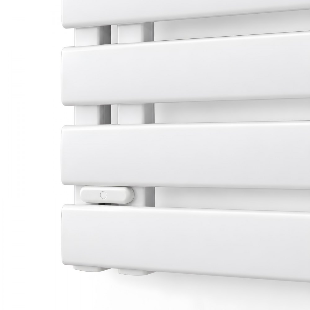 VEVOR elektrische badkamerradiator, 12 stangen, handdoekradiator, 555x1280mm, wit, handdoekverwarmer met oververhittingsbeveiliging, touchscreen, timer van 1-24 uur, temperatuurregeling van 0 tot 55 °C, IPX4 waterdicht