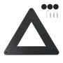 VEVOR Driehoekig Hockey Passer Rebounder voor het oefenen van passen en stickhandling, Multi-Angle Hockey Passing Aid, Draagbaar Trainingsapparaat voor op het ijs en daarbuiten, Puckcontrole en Schiettechniek