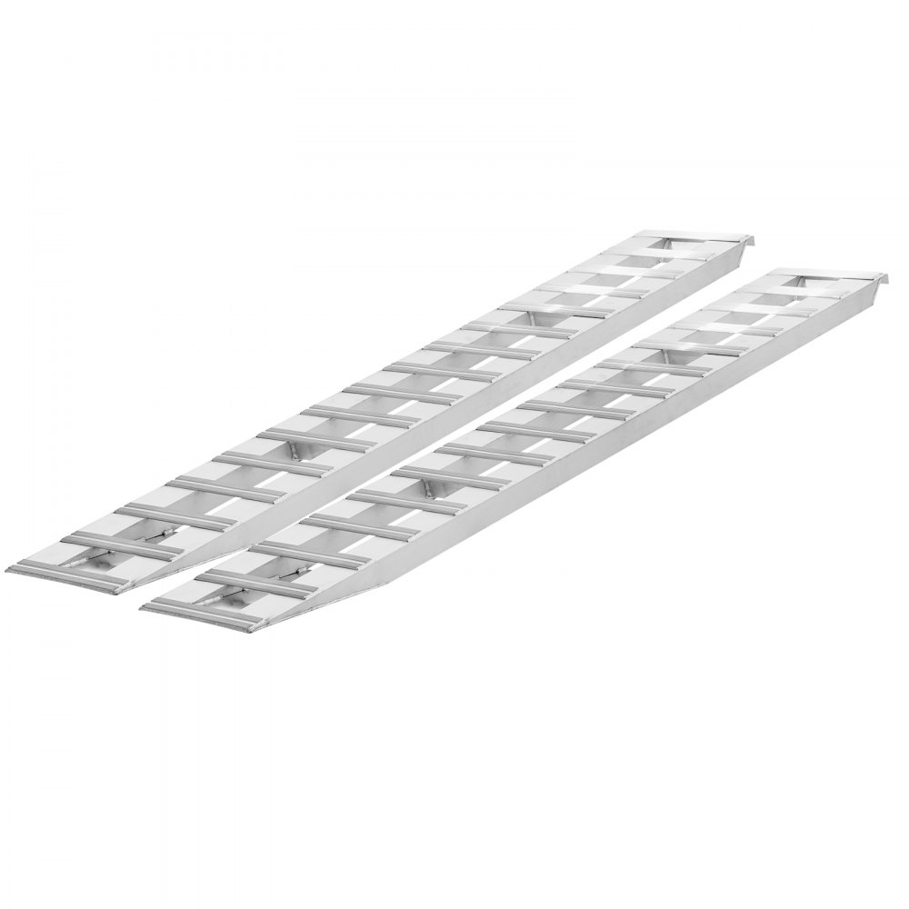 VEVOR laadbrug, auto-oprijplaat 2721,6 kg, brede laadrail, auto-oprijplaat 240 x 38 cm, 2 st. oprijplaten, voor motor, aanhanger, ATV, UTV, tuintractor, grasmaaier, crossmotor etc.