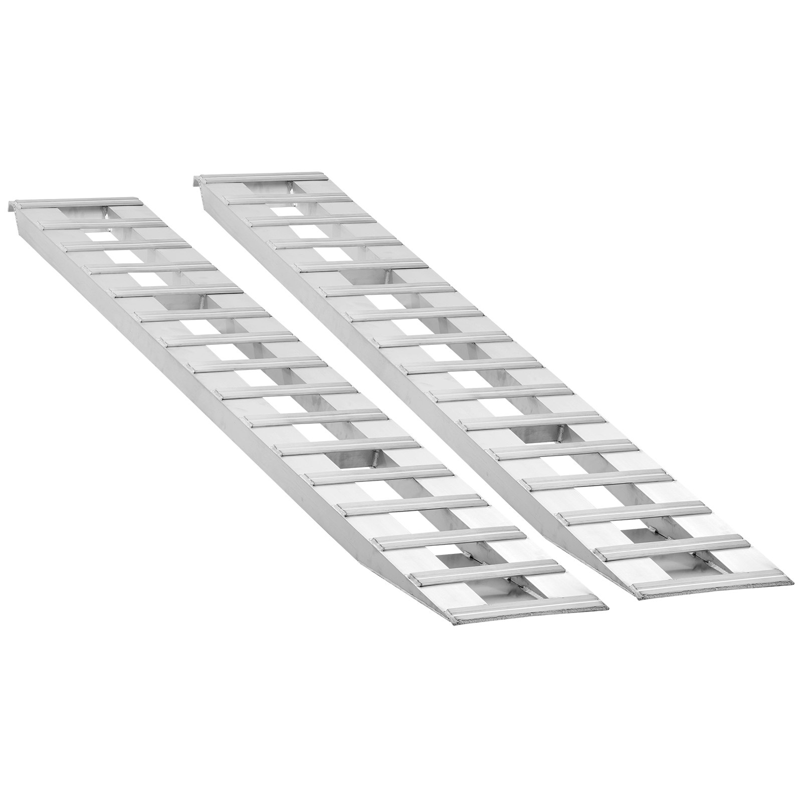 VEVOR laadbrug, auto-oprijplaat 2721,6 kg, brede laadrail, auto-oprijplaat 240 x 38 cm, 2 st. oprijplaten, voor motor, aanhanger, ATV, UTV, tuintractor, grasmaaier, crossmotor etc.