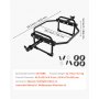 VEVOR Trap Bar Hexagon Dumbbell Halterstang 50 mm 240 kg Laadvermogen, Gewichtheffen en Krachttrainingsapparatuur, Home Gym voor Squats Deadlifts Schouderpers, Zwart