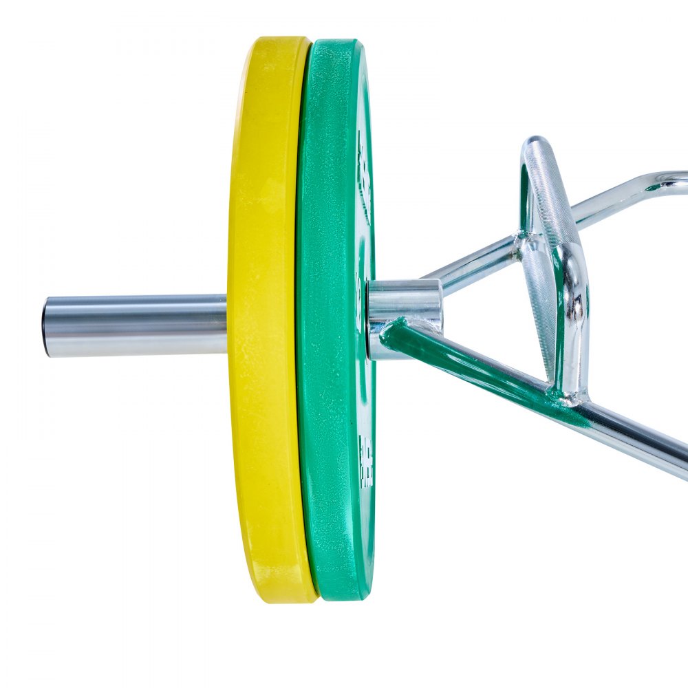 VEVOR Trap Bar Hexagon Dumbbell Halterstang 50 mm 360 kg Laadvermogen, Gewichtheffen en Krachttrainingsapparatuur, Home Gym voor Squats Deadlifts Schouderpers, Zilver