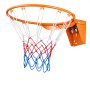 VEVOR basketbalring, basketbalring voor wand- of deurmontage, robuuste Q235 flexibele basketbalring met net, standaard 18-inch hangende basketbalring voor binnen- en buitengebruik voor kinderen en volwassenen.