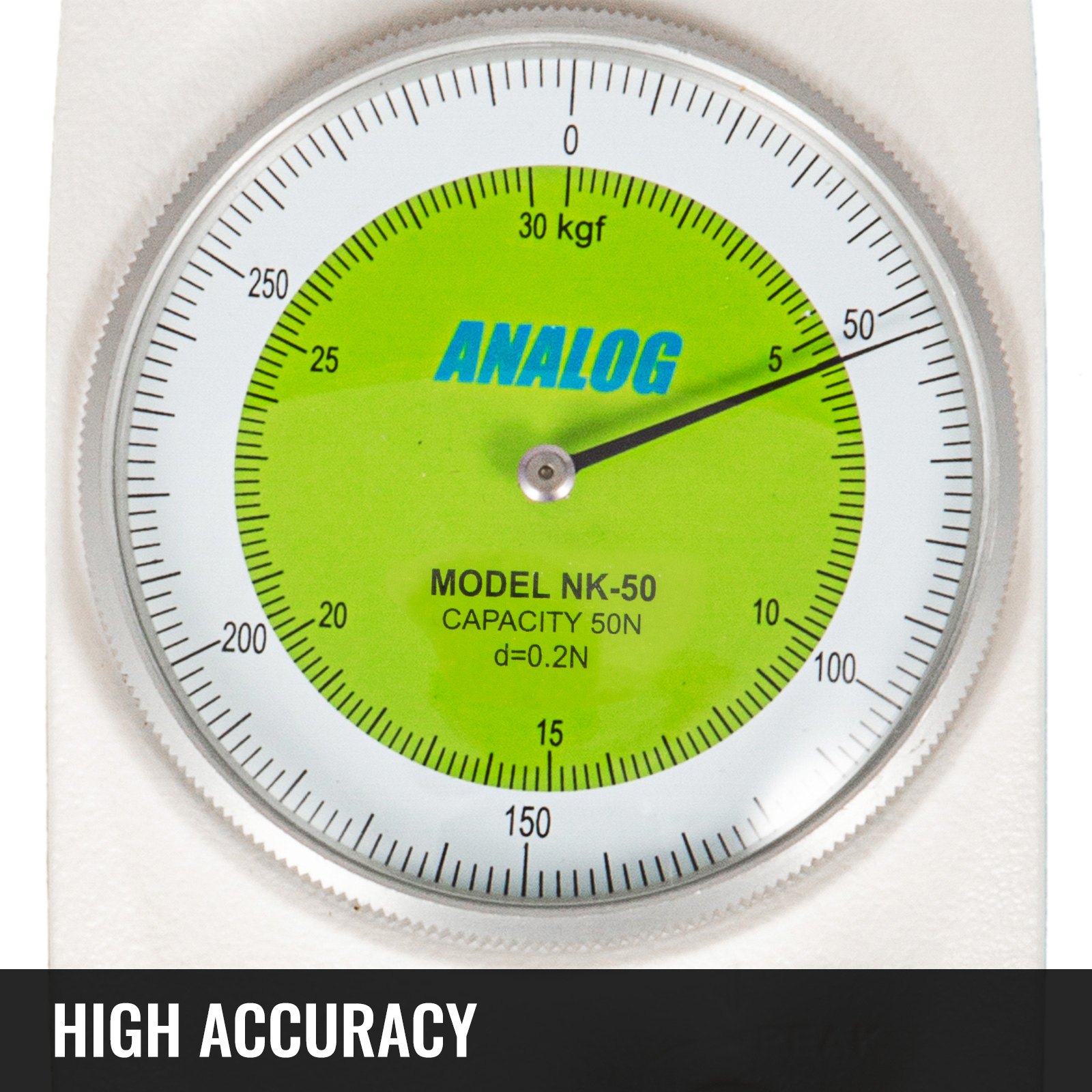 Vevor Pointer Push Pull Krachtmeter, Analoge Dynamometer Krachtmeter 50n / 5kg