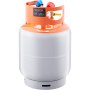 VEVOR koelmiddel expansievat, 22,7 kg (50 lb), draagbaar, 400 psi (114,4 psi) cilindervormig expansievat met Y-ventiel voor vloeistof/damp, sterk afgedicht expansievat voor R22/R134A/R410A, oranje + grijs