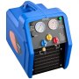 VEVOR Koelmiddelterugwinningsunit, draagbaar koelmiddelterugwinningsstation, 220V/50Hz 1450 RPM, 1 pk met tweecilinder afzuigsysteem voor koelmiddelen A1 & A2L, terugwinningsunit voor airconditioningsystemen in auto's en woningen.