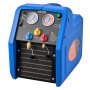 VEVOR Koelmiddelterugwinningsunit, draagbaar koelmiddelterugwinningsstation, 220V/50Hz 1450 RPM, 1 pk met tweecilinder afzuigsysteem voor koelmiddelen A1 & A2L, terugwinningsunit voor airconditioningsystemen in auto's en woningen.