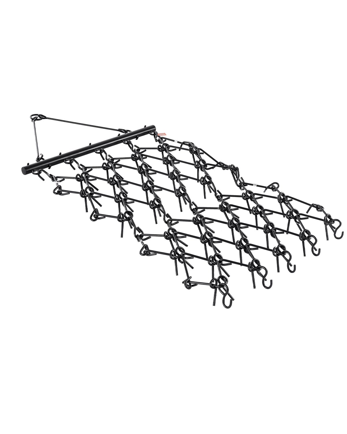 VEVOR getrokken eg, 2250x1140 mm, kettingeg met 69 scherpe tanden, geschikt voor ATV- en UTV-tractoren, voor grondbewerking, zaaien, egaliseren van landschappen en onderhoud van grindopritten