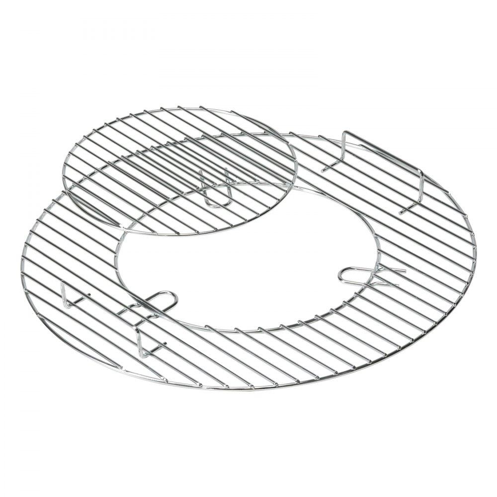 VEVOR grill grate fire grate 53 cm + 29 cm (internal grill), iron fire bowls round grill grate kettle charcoal grill accessories grill attachment, camping grill grid Suitable for terrace, parties, travel, parks
