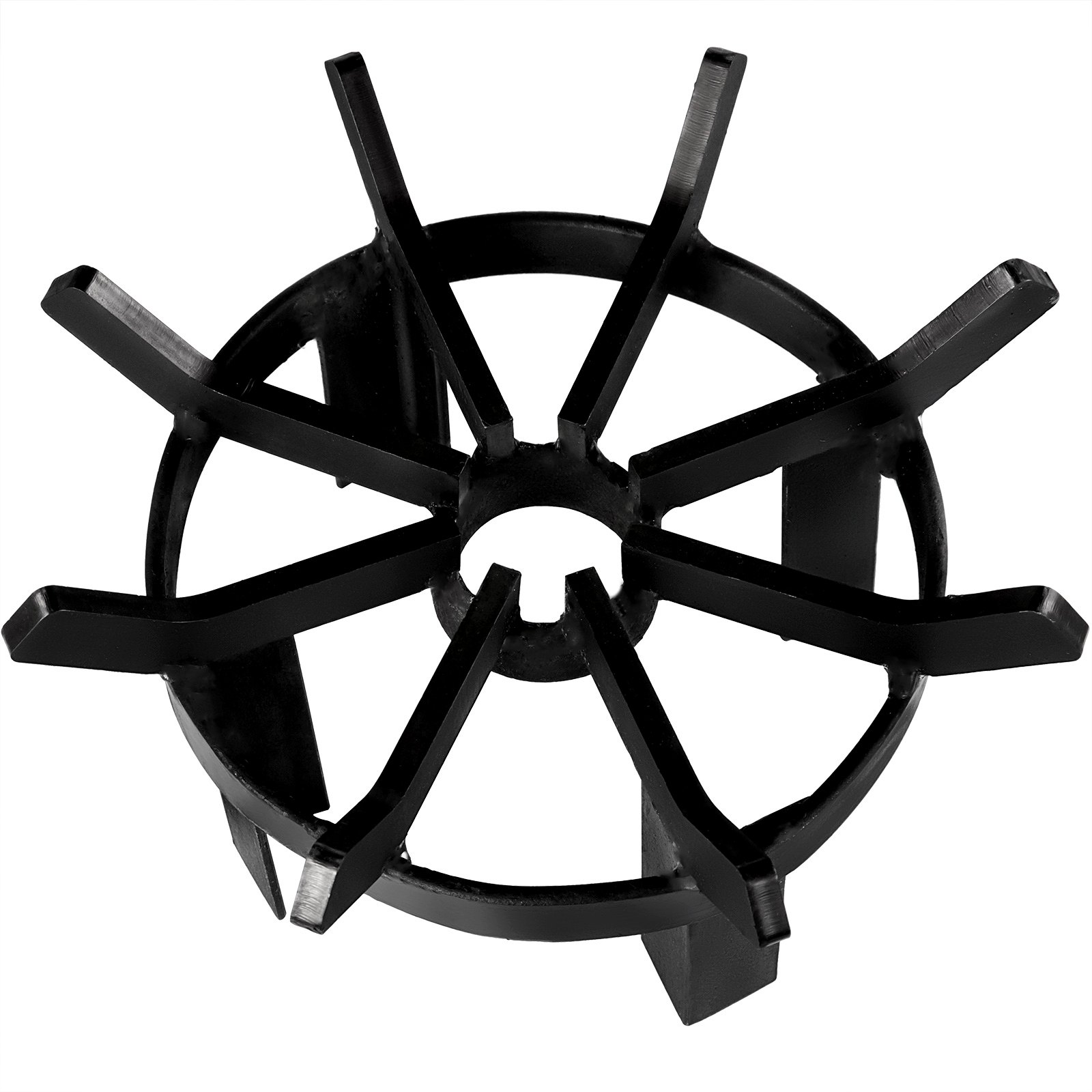 VEVOR Vuurrooster 12inch Vuurplaatsrooster Rond Gietijzer Vuurplaats Wielen