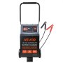 VEVOR draagbare autolader 12/24V 250/125A met starthulpfunctie voor auto's, SUV's, lichte bedrijfswagens en bestelwagens, 9-traps automatisch laadsysteem voor loodzuur- en lithiumbatterijen.