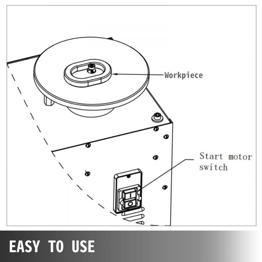 Vevor Elektrische Afschuinmachine 750w Afkantmachine Met 2 Wolfraamstalen Punten