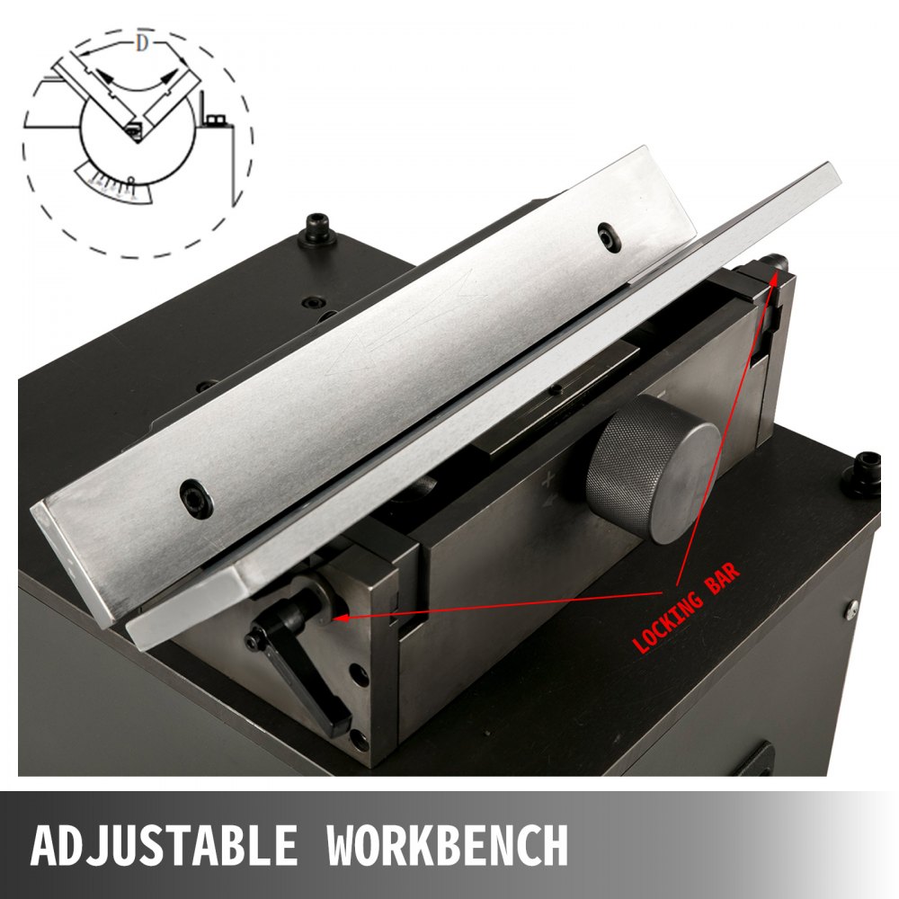 Vevor Elektrische Afschuinmachine 750w Afkantmachine Met 3 Wolfraamstalen Punten