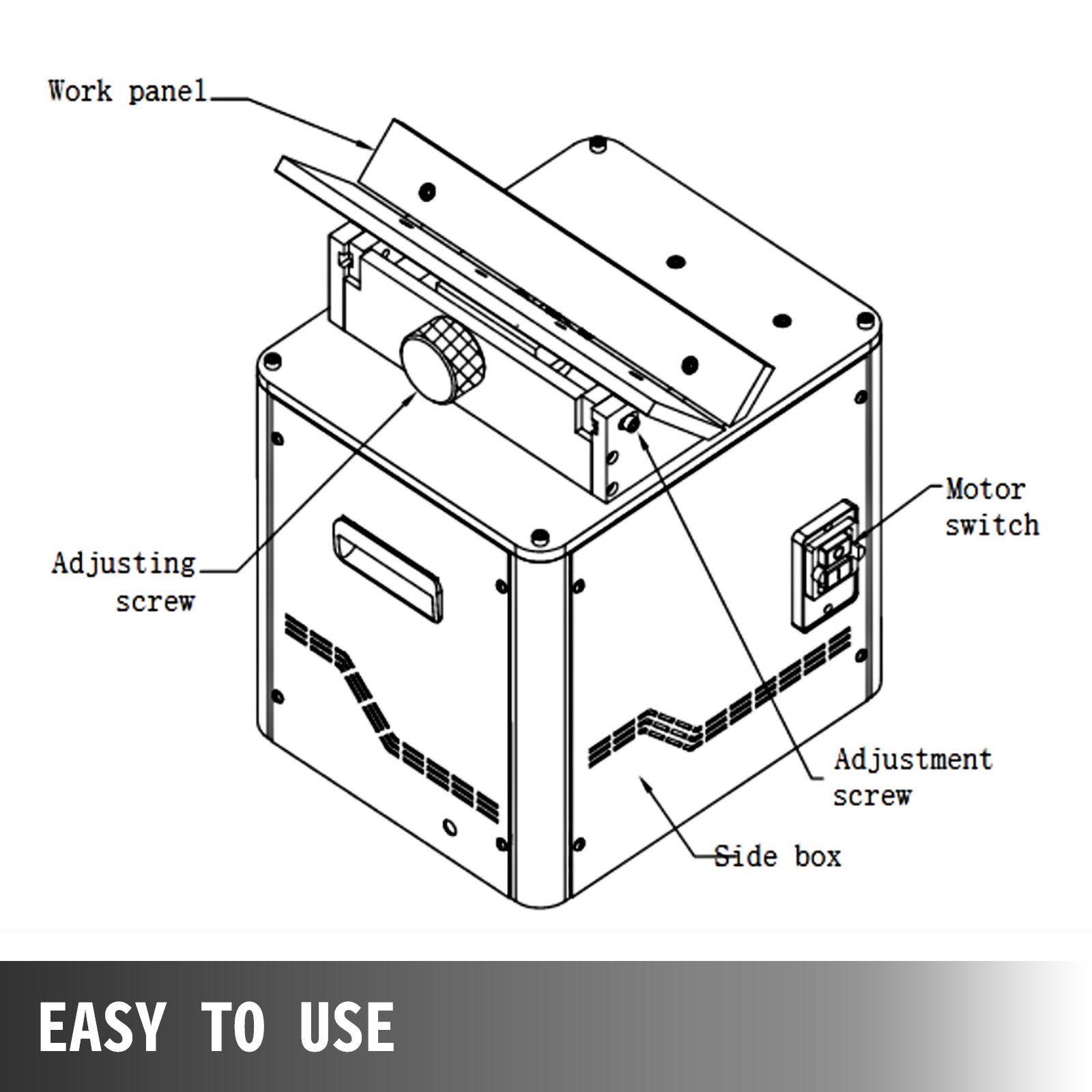 Vevor Elektrische Afschuinmachine 750w Afkantmachine Met 3 Wolfraamstalen Punten
