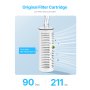 VEVOR Pitcher Water Filter Replacements, 3-pack Water Filters for Pitchers and Dispensers, No BPA, Last 3 Months or 211 Gallons, Reduce Chlorine, Rust, Odors, PFOA/PFOS, for Water Filter Pitcher 6287