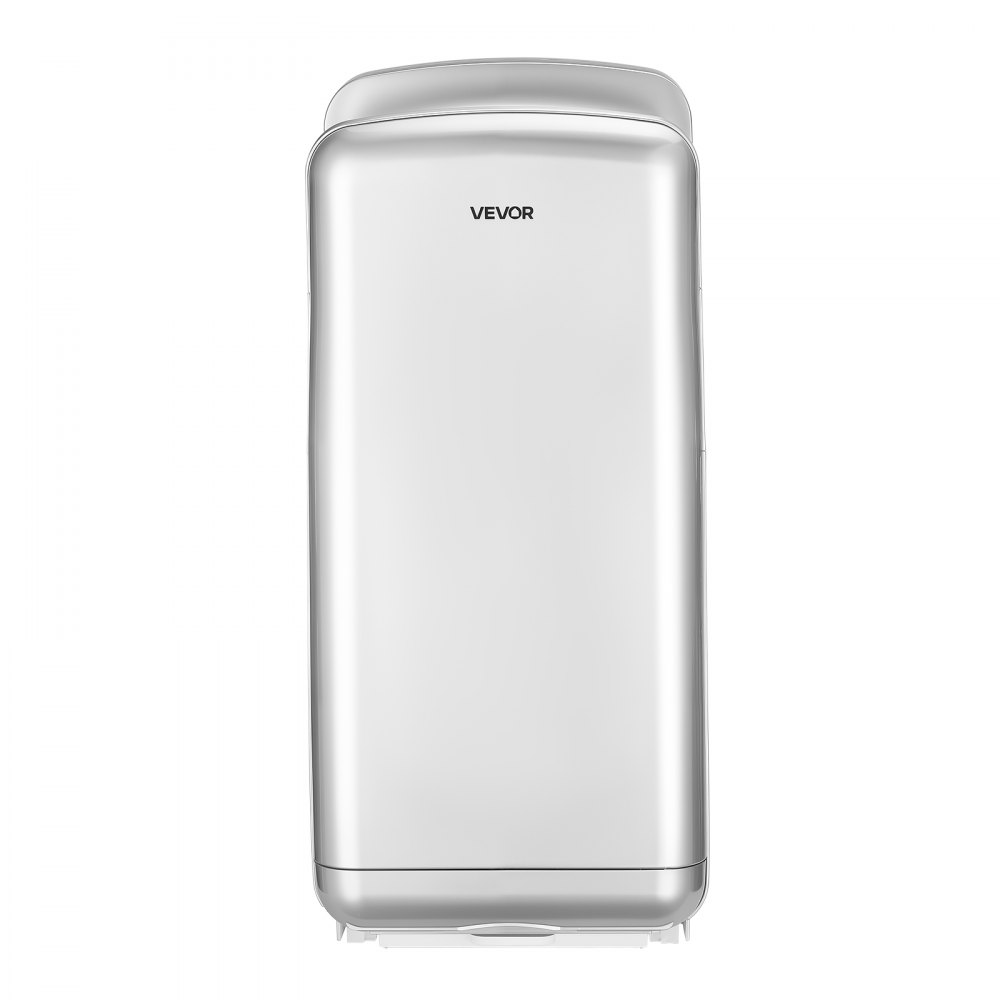 VEVOR verticale handdroger, elektrische handdroger met HEPA-filter, motor van 19000 tpm en dubbele luchtstroom, automatische ABS-wandhanddroger met negatieve ionen voor commercieel gebruik, zilverkleurig