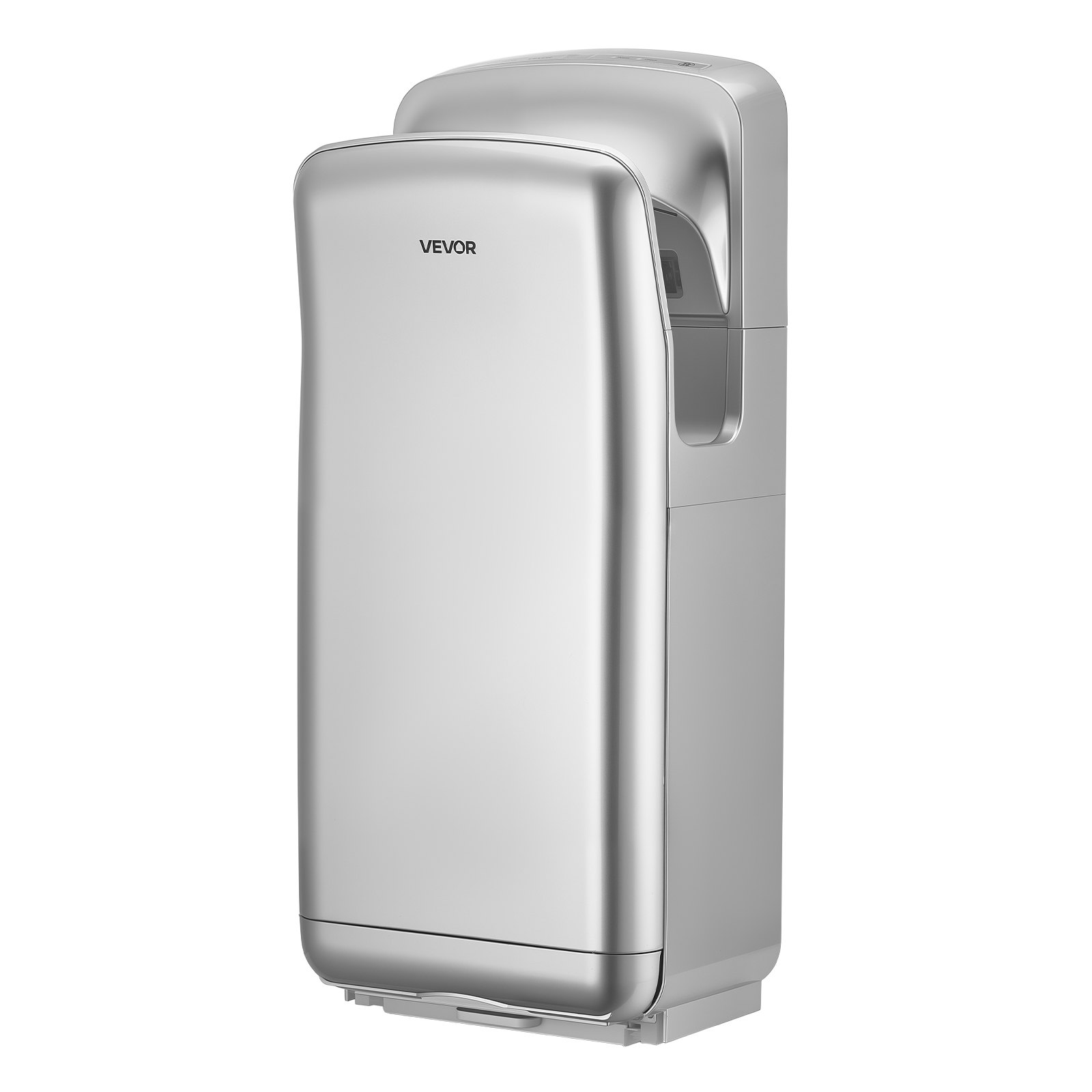 VEVOR verticale handdroger, elektrische handdroger met HEPA-filter, motor van 19000 tpm en dubbele luchtstroom, automatische ABS-wandhanddroger met negatieve ionen voor commercieel gebruik, zilverkleurig