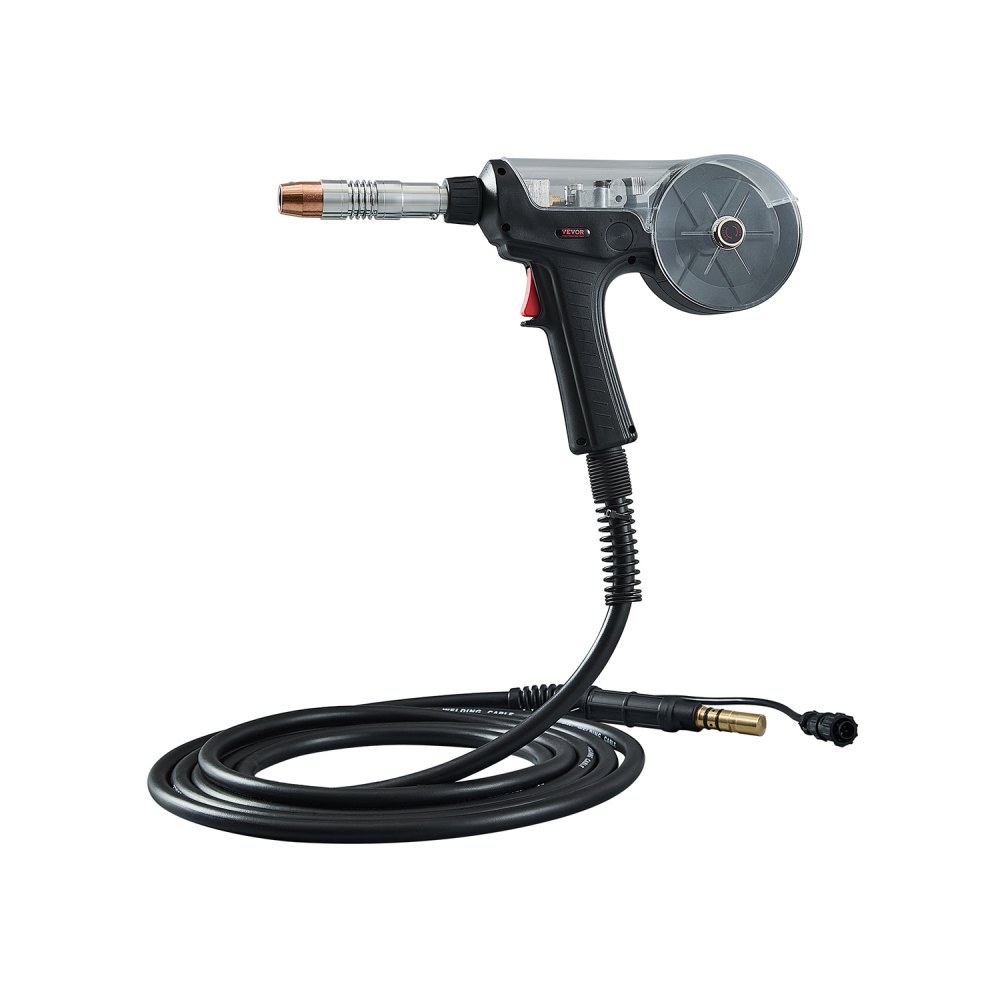 VEVOR 200A laspistool met 6m kabel, compatibel met Hobart IronMan 240 Mig-lasapparaten, geschikt voor lasdraden met fluxkern/massief/aluminium van 0,0762 en 0,0889 cm