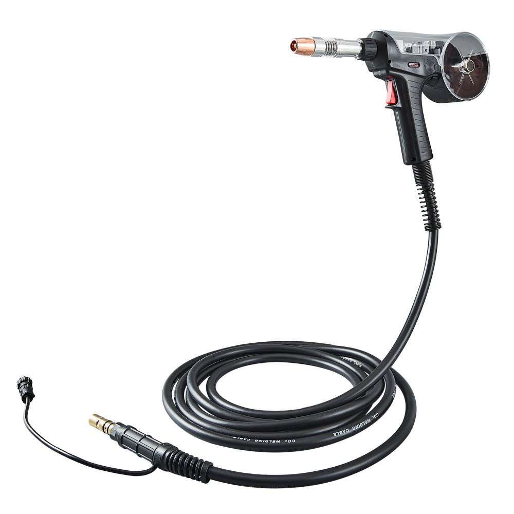 VEVOR 200A laspistool met 6m kabel, compatibel met Hobart IronMan 240 Mig-lasapparaten, geschikt voor lasdraden met fluxkern/massief/aluminium van 0,0762 en 0,0889 cm