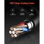VEVOR 200A laspistool met 3m kabel, compatibel met W Weldpro M1G200GDsv200 en MIG155GD lasapparaten, geschikt voor 0,0762/0,0899 cm lasdraad met fluxkern/massief/aluminium