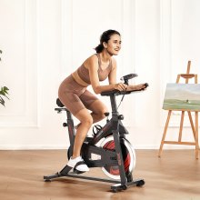 VEVOR Hometrainer Hometrainer Fitnessfiets LCD-scherm Middelgroot