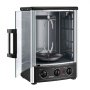 VEVOR Verticale Dönergrill 22 L 1500 W Gyrosgrill Kebabgrill Shawarma voor gezinnen en kleine gezelschappen, 0-240 °C, 0-60 min timer, met draaispit, grillrooster, lekbak en kruimellade