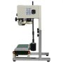 VEVOR continue sealmachine, 6-12 mm sealbreedte, verticaal, met rolbedrukking, instelbare temperatuur en snelheid, geschikt voor plastic zakken van 0,03-0,8 mm.