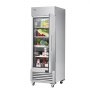 VEVOR Commerciële Koelkast 570 L, Koelkast met één deur, Koelkast van roestvrij staal met automatische ontdooiing, 3 planken, temperatuurregeling van -2 ~ + 8 °C en 4 wielen
