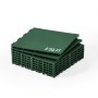 VEVOR Hockeyvloer, 315 x 315 x 16 mm in elkaar grijpende multifunctionele PP-vloertegels, verpakking van 8, dansvloertegels, hockeytrainingsbord voor schieten, groen, 0,7 m²/doos