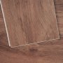 VEVOR Interlocking Vinyl Floor Tiles 1220 X 185 mm, 10 Tiles 5.5mm Thick Snap Together, Deep Brown Wood Grain DIY Flooring for Kitchen, Dining Room, Bedrooms & Bathrooms, Easy for Home Decor