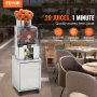 VEVOR Commercial Orange Press Automatic 120W Juicer, Stainless Steel Orange Press for 25 Oranges per Minute, with Pull-Out Filter Box, PC Cover Citrus Juicer Juicer Electric