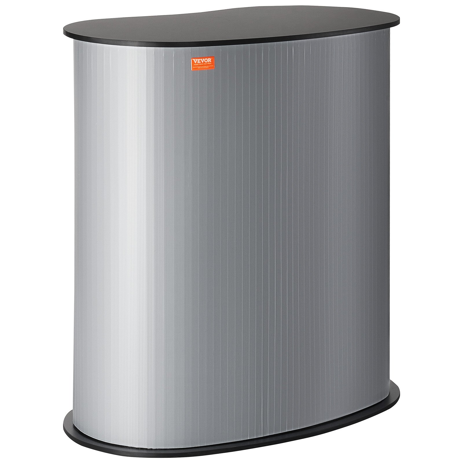 VEVOR draagbare beursbalie, 900 x 490 x 940 mm beursstand, opvouwbare promotionele bartafel voor de detailhandel, pop-up podium met opbergplank, draagtas