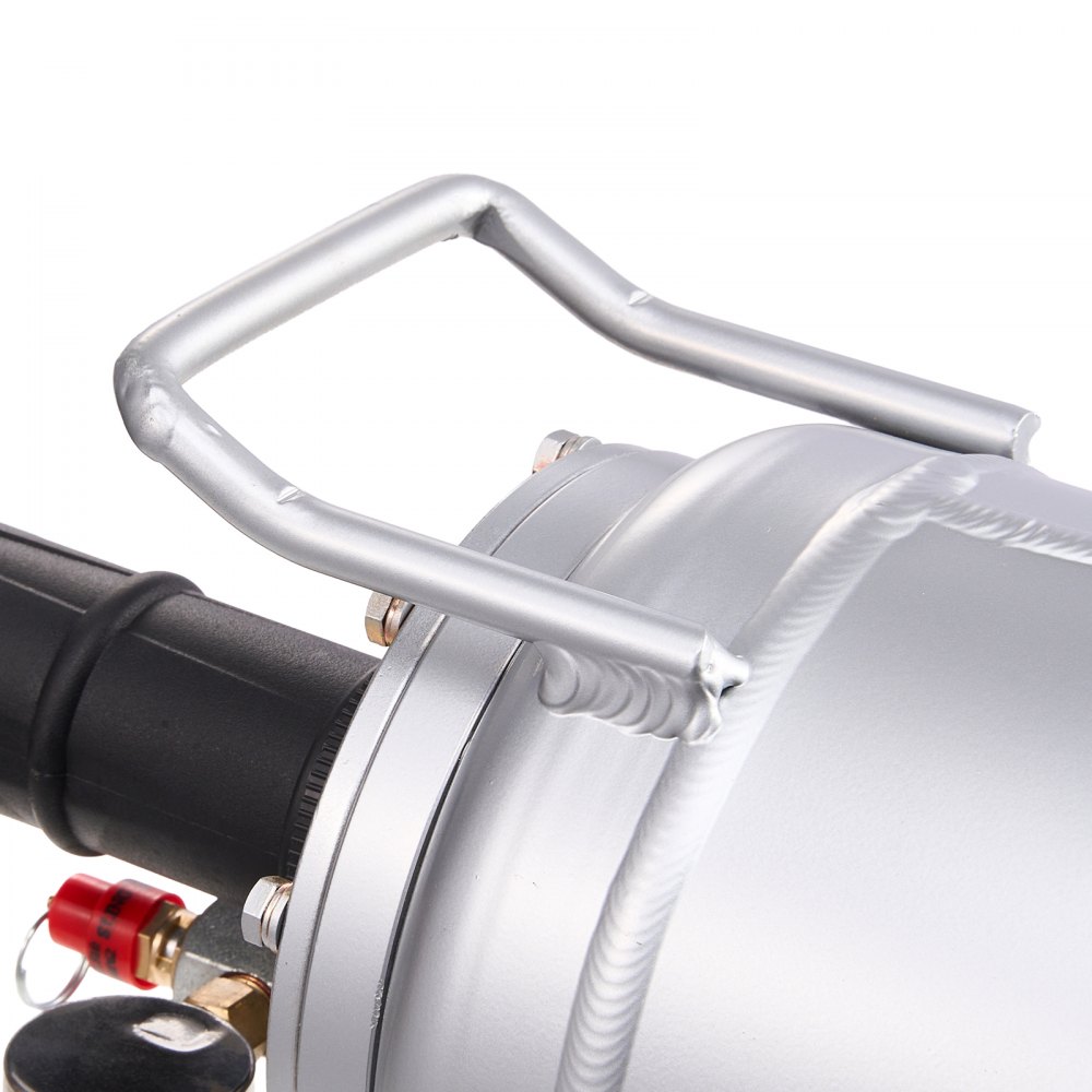 VEVOR Tire Bead Blaster 6L Air Tire Bead Blaster Handheld Bandenpomp, Verbeterde Draagbare Bandenpomp, 0,6-0,8 MPa voor Kleine Auto's, Motorfietsen, E-bikes, Zilver