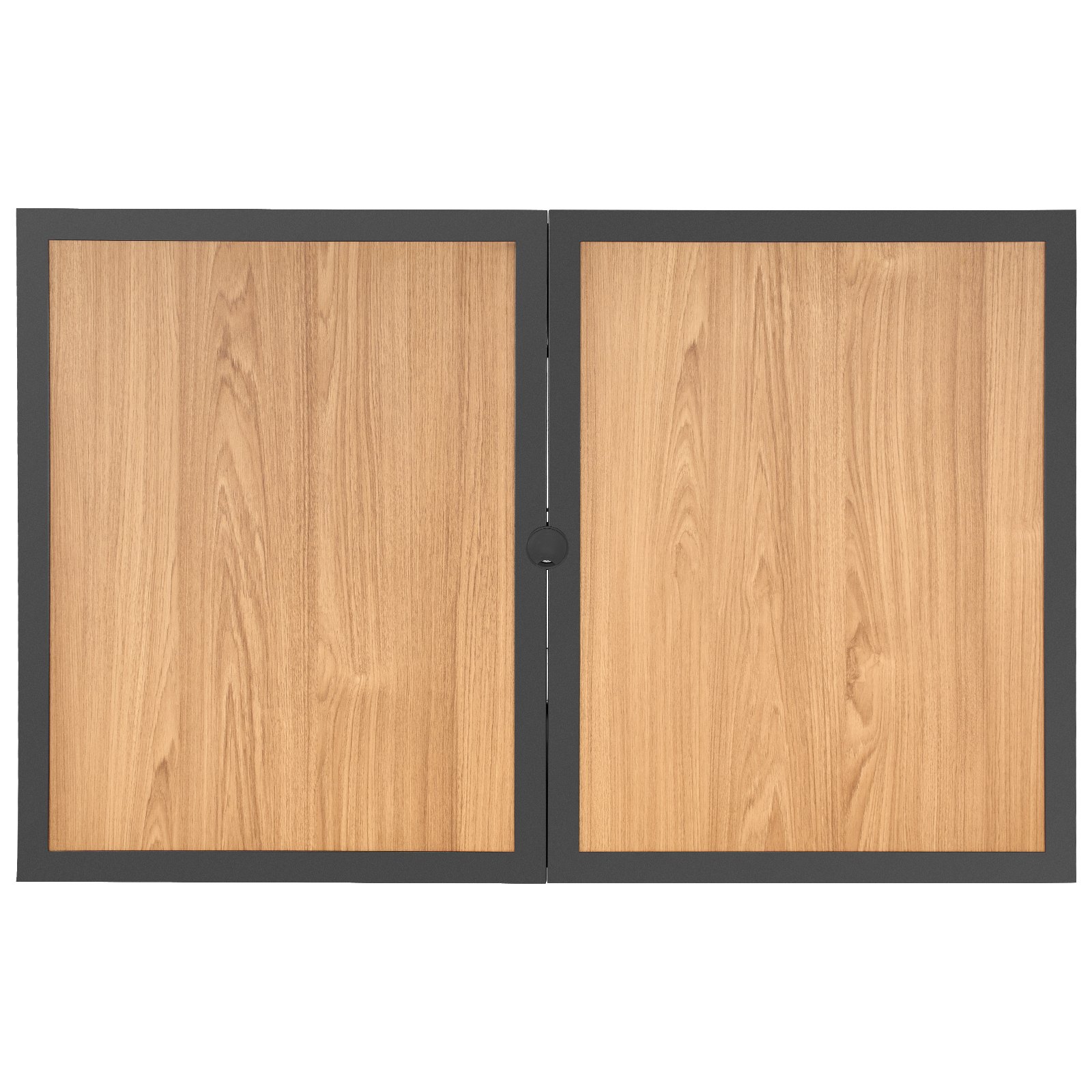 VEVOR Patiotafel Tuintafel Balkontafel (1505 x 960 x 725 mm) Gemaakt van koolstofstaal + DPC-plaat, Eettafel voor tuin, patio, tuin, veranda, waterdicht, met 35 mm parasolgat, draagvermogen van 68,04 kg