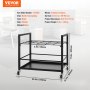 VEVOR Blueprint Storage Rack 20 Slots Mobile Roll File Holder for Architectural