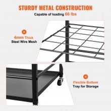 VEVOR Blueprint Storage Rack 50 Slots Mobile Roll File Holder for Architectural