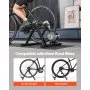VEVOR fietstrainer voor wielen van 660,4-736,6 mm / 700C, opvouwbare fietstrainer voor thuis met snelspanner en voorwielsteun, draagvermogen van 150 kg, fietstraining voor thuis