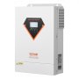 VEVOR Hybrid Solar Inverter, 6000W, All in One Pure Sine Wave Power Inverter Charger, 48V DC to Single-Phase 220/230V AC, with 120A MPPT Solar Controller, for Off-Grid System Lead Acid Lithium Battery