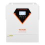 VEVOR Hybrid Solar Inverter, 3500W, All in One Pure Sine Wave Power Inverter Charger, 24V DC to 220/230V AC, with Built-in 100A MPPT Solar Controller, for Off-Grid System Lead Acid Lithium Battery