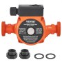 VEVOR LPS25-4S-180 Hot Water Recirculating Pump, 220V, 72W 50LPM Hot Water Circulation Pump, 1-1/2" Threaded NPT 3-Speed Circulator Pump, Quiet Operation Circulator Pump for Home Water Heater System