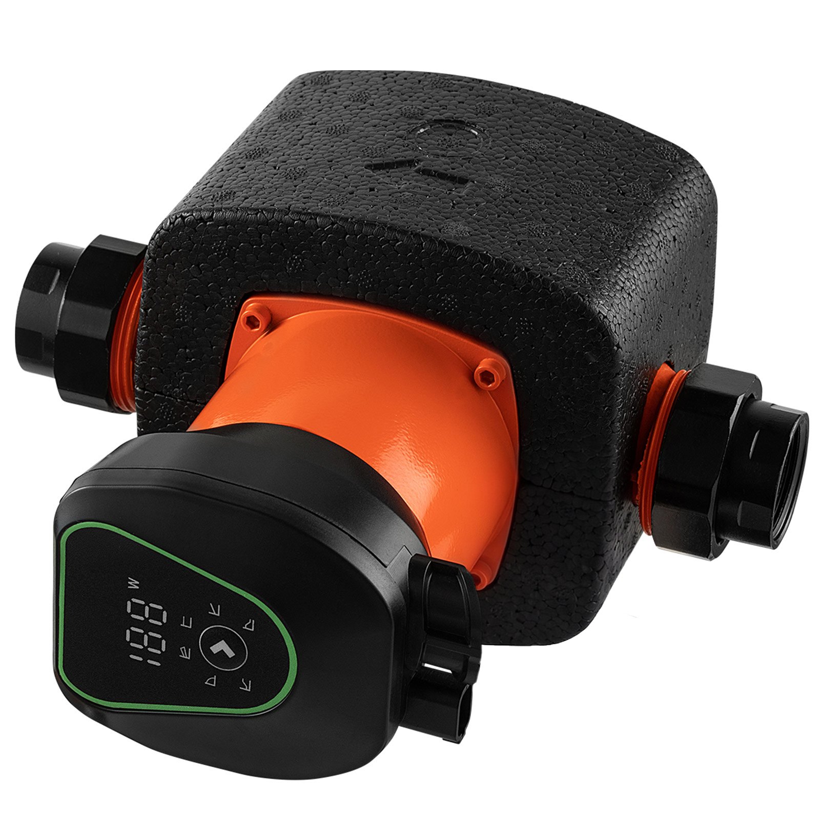 VEVOR LPS25-11PA/180 circulatiepomp, 117 l/min, max. opvoerhoogte 11 m, gietijzeren warmwatercirculatie, schroefdraadaansluiting, terugslagklep, stille werking, voor thuisverwarmingssysteem