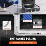 VEVOR 7" professional pipe camera 20m industrial inspection camera 1000TVL endoscope sewer camera 16GB SD card IP68 waterproof 480P color monitor DVR 4500mAh lithium battery 6 hours continuous operation including transport case