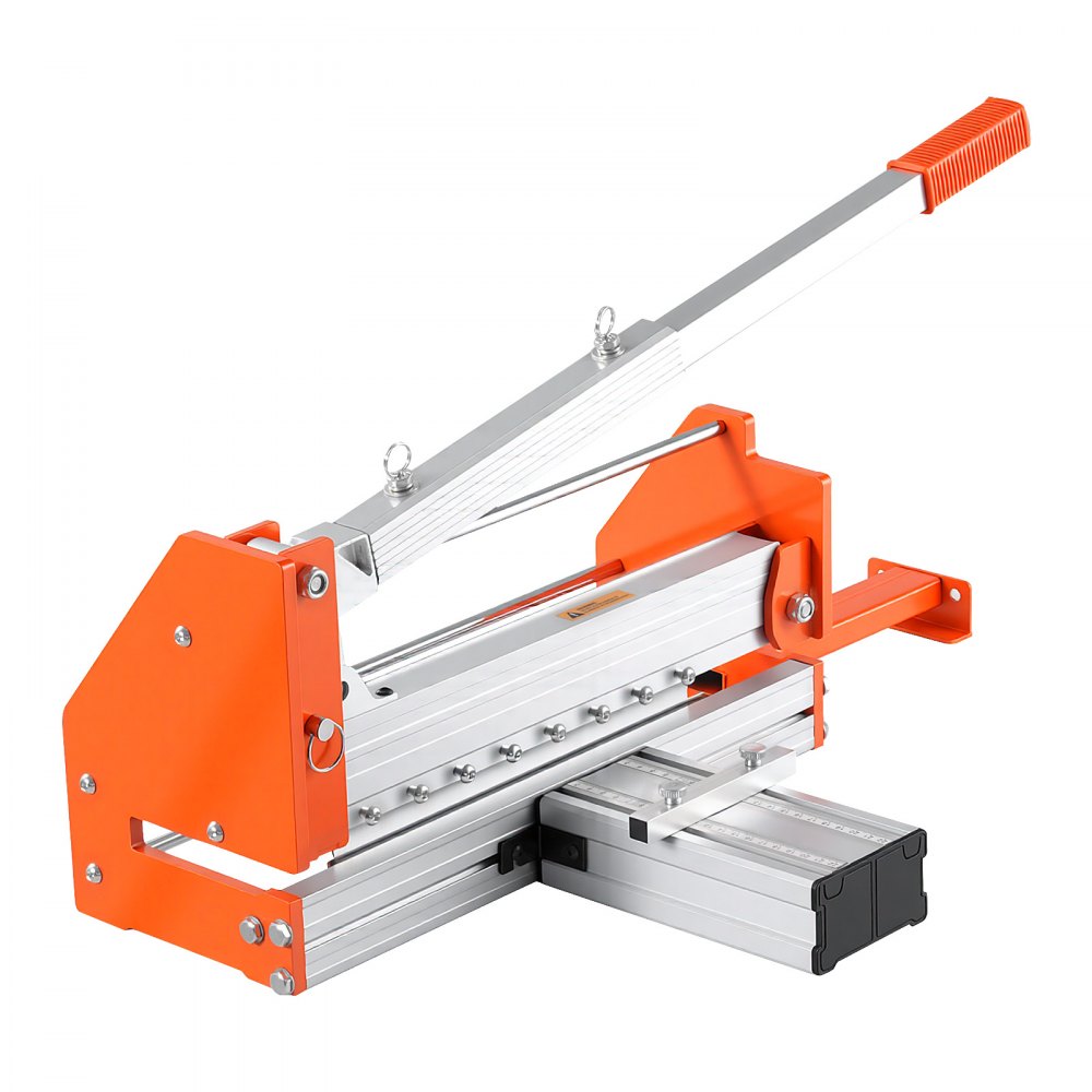 VEVOR laminaatsnijder 304,8 mm, vinylsnijder met een snijdikte van 12 mm, snijapparaat met hendel, gemaakt van aluminiumlegering, telescopische steunplaat, voor laminaatvloeren, LVT, VCT, SPC, LVP, WPC