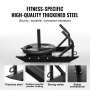 VEVOR Pull Sled Gewichtsslee 227 kg Dragende slee Fitness voor krachttraining, explosieve krachttraining Trainingsapparatuur voor atletische oefeningen en snelheidsverbetering, Zwart