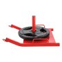VEVOR Pull Sled voor krachttraining, Fitness Kracht Snelheidstraining Sled, Stalen Trainingsuitrusting voor Snelheidsverbetering, voor 2-inch Gewichtsschijven, Rood