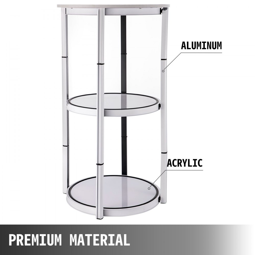 Vevor Opbergrek Kelderrek Werkplaatsrek Heavy Duty Steekrek 50x106cm Aluminium