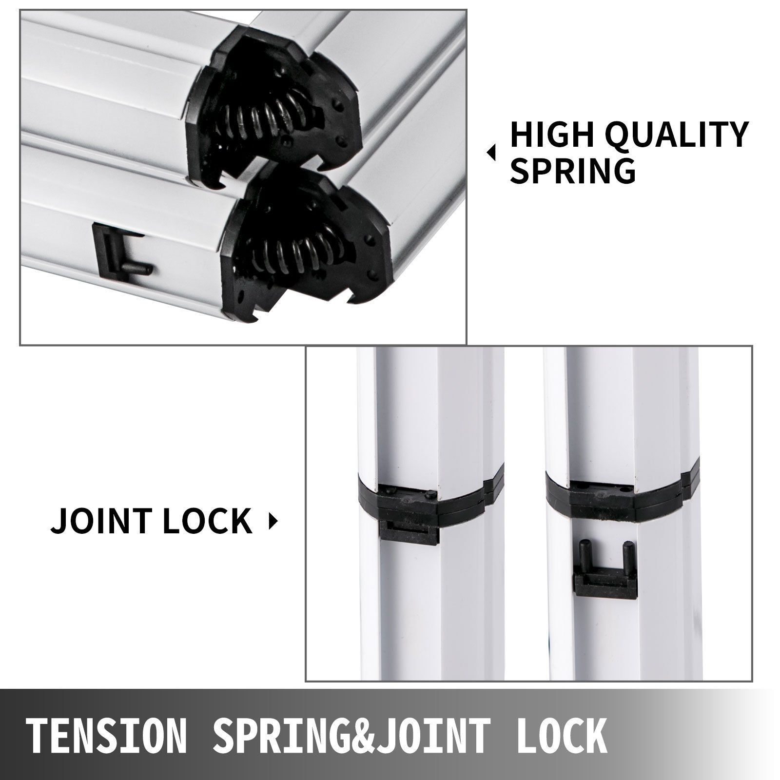 Vevor Opbergrek Kelderrek Werkplaatsrek Heavy Duty Steekrek 50x106cm Aluminium