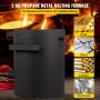 VEVOR Propaan Smeltoven Kit, 5 KG Goud Smeltoven, 0-350PSI Metalen Smeltoven, 20 mm Ovenvloer Gold Smeltoven, 10 min Smelttijd Propaan Smeltende Oven Kit, Goed voor Metalsmith Juweliers Raffinaderijen