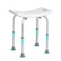 VEVOR Shower Chair, Adjustable Height Shower Stool with Built-in Handles, Shower Seat for Inside Shower or Tub, Non-Slip Bench Bathtub Stool Seat for Elderly Disabled Handicap, 158.8 kg Capacity